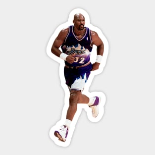 Karl Malone Run Sticker